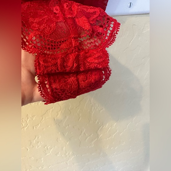 Victoria’s Secret Red Lace Teddy - Picture 5 of 7